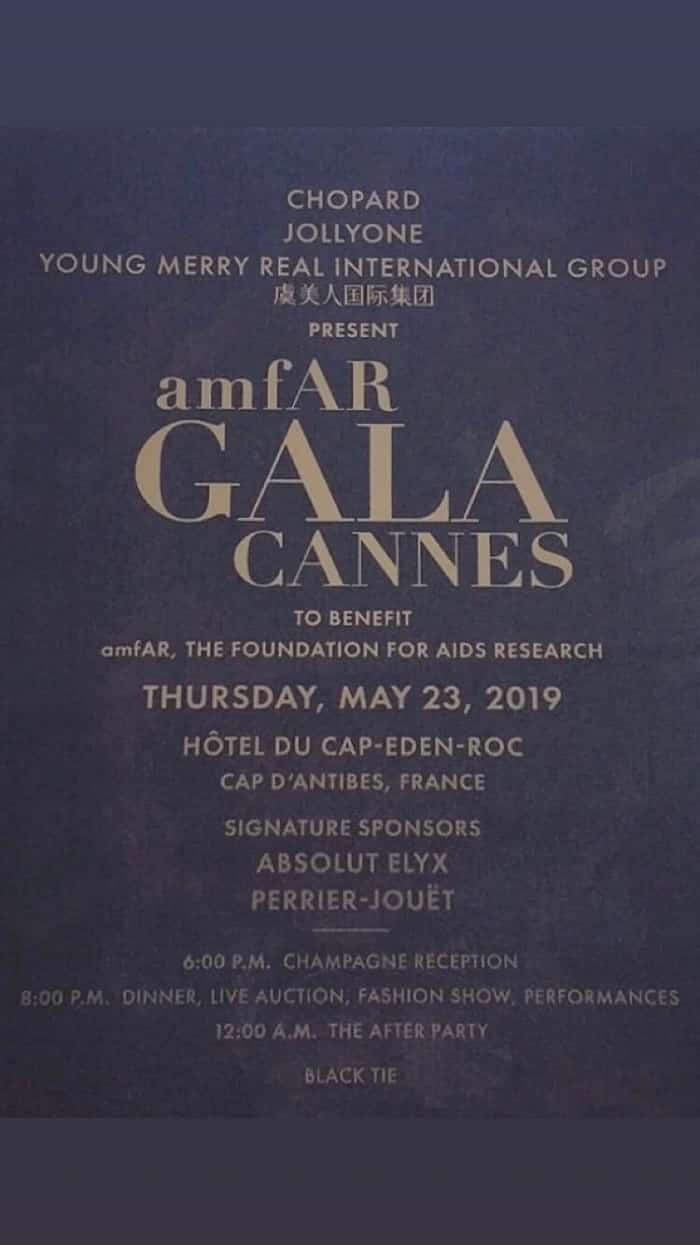De splendides lustres ornent le gala de l’amfAR à Antibes | Festival de Cannes